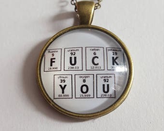 Vulgar Periodical Necklace
