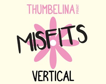 Misfits Grab Bag of Planner Stickers - Vertical Erin Condren