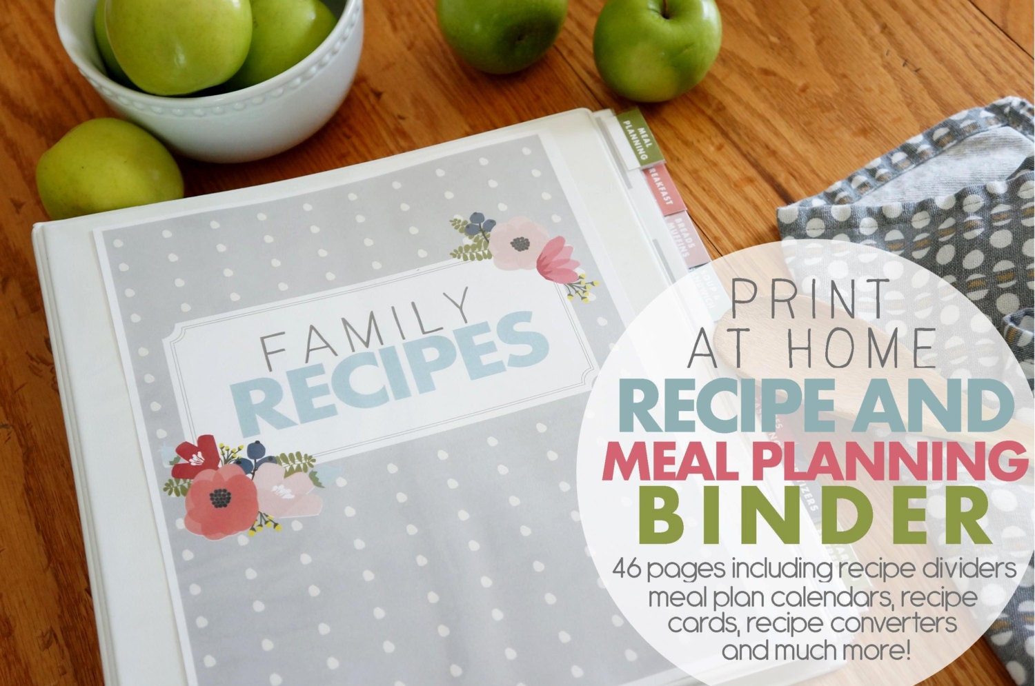 meal planning notebook