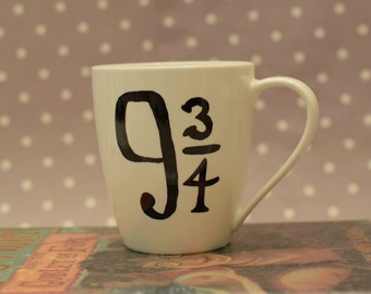 Platform 9 3/4 - Harry Potter Mug - Choice of with or without The Grim inside