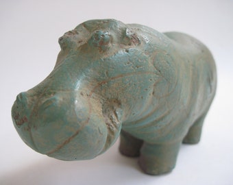 Vintage Egyptian Hippo Alva Museum Replica 1963