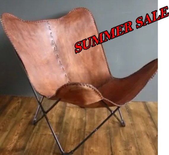 Hand made Butterfly chair leather chair