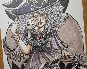 Inktober 2017 day 31 - 'Witchsona'