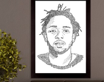 Kendrick Lamar Lyric Poster