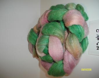 Merino/ silk roving