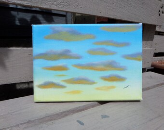 Evening Clouds Painting