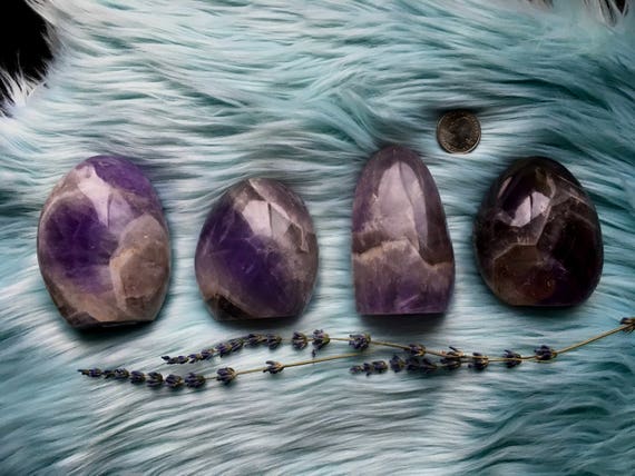 Chevron Amethyst Free Form, Healing Crystal, Reiki