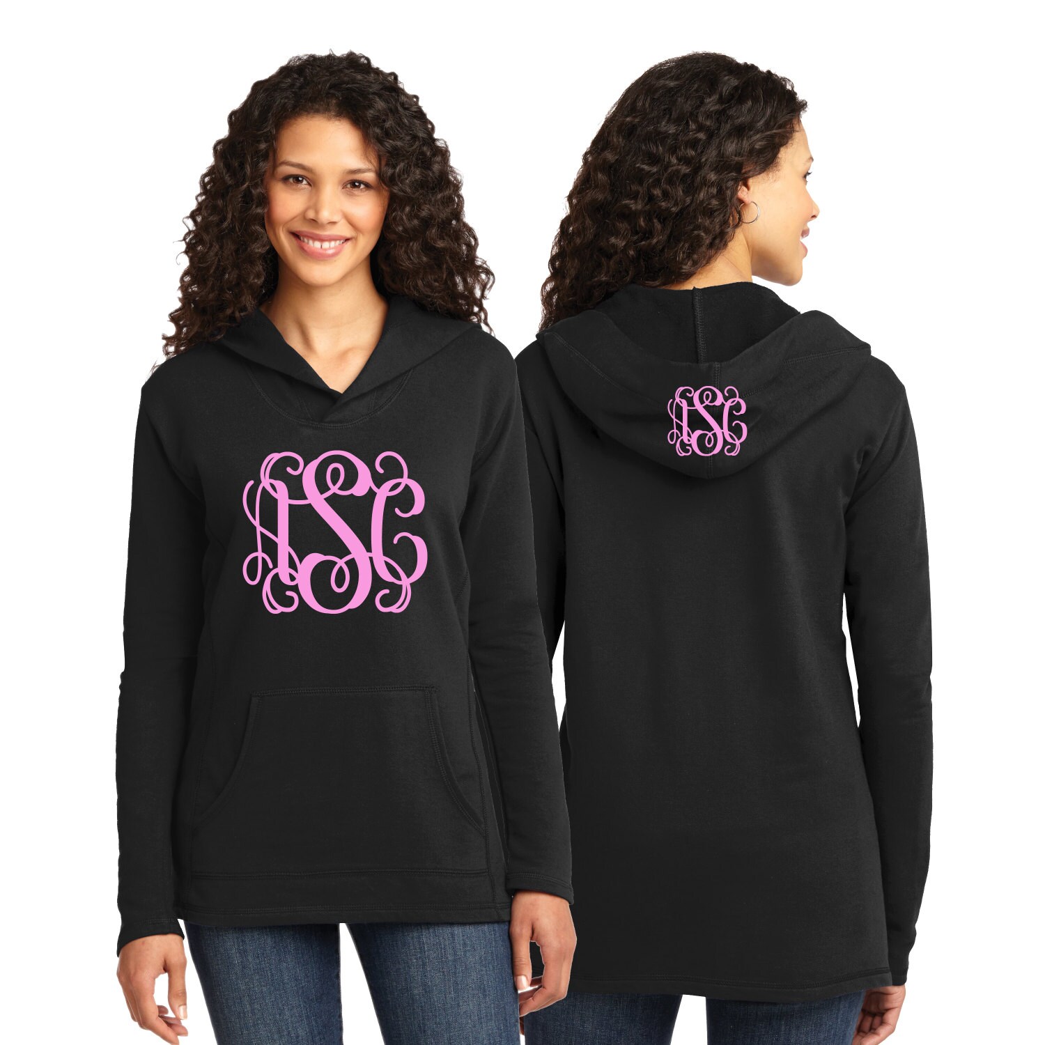 Monogrammed Sweatshirt Personalized Hoodie Women's