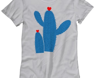 Cactus Hug Woman's T-Shirt - Fun Gift