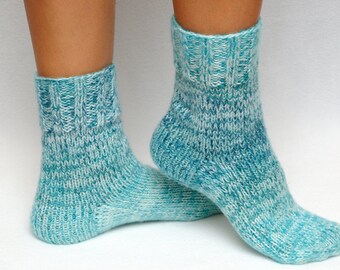 Hand Knit socks mom gift for wife gift womens socks Christmas gift for mother knitted socks warm winter socks wool socks thanksgiving gift
