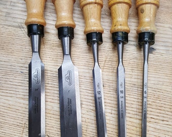 Nooitgedagt Swedish Steel Firmer Chisel Set - Made in Holland