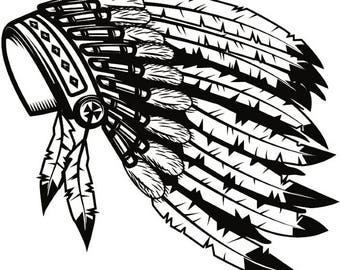 Free Free Native American Headdress Svg 468 SVG PNG EPS DXF File