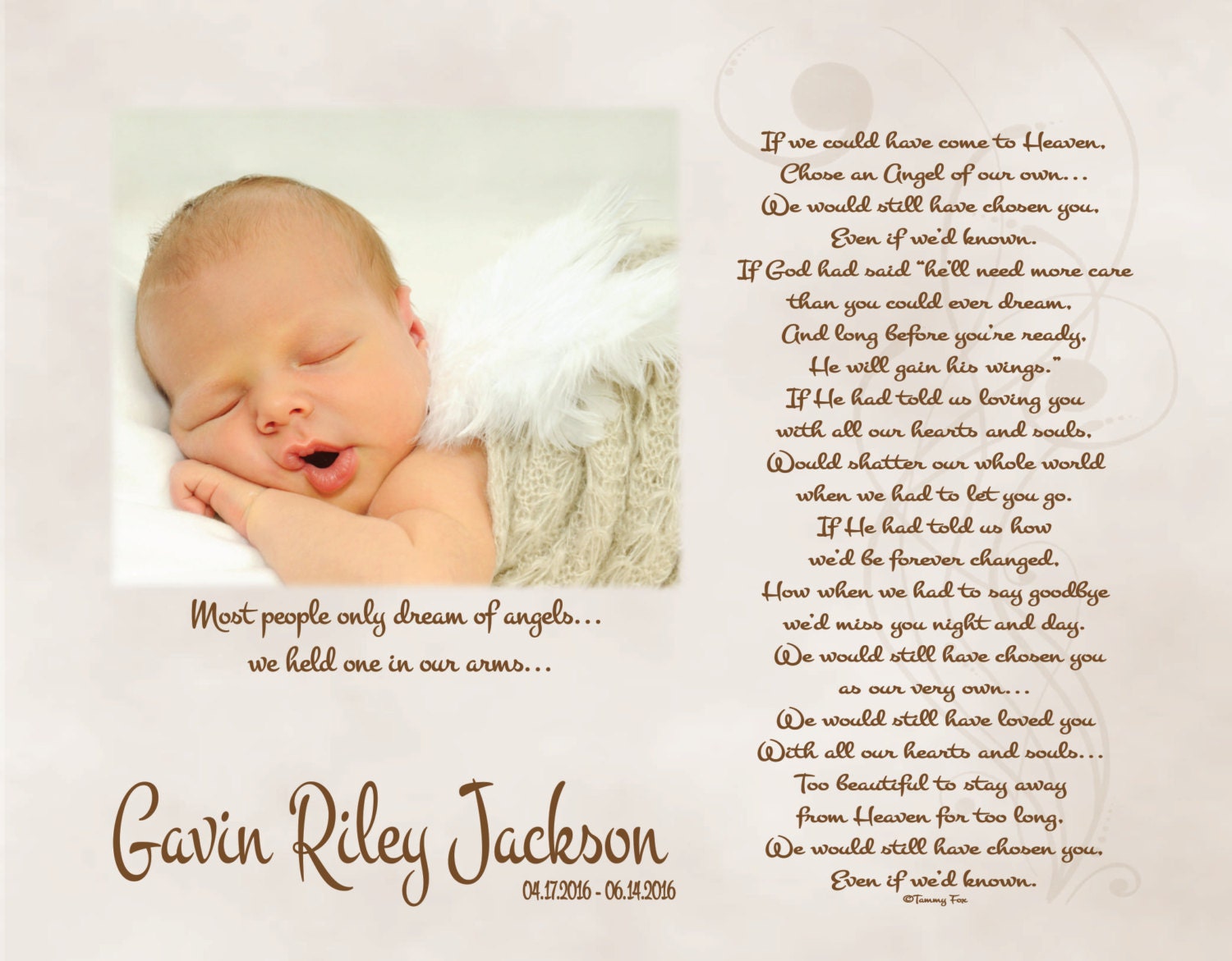 Baby Memorial-Loss of Child-Childhood Cancer Memorial-Loss of Son-Loss ...