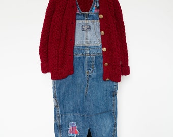 Jean Vintage Oshkosh et une salopette à carreaux