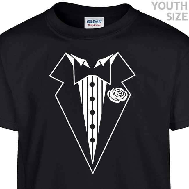 YOUTH / KIDS Tuxedo T Shirt Funny Childrens t shirt Youth