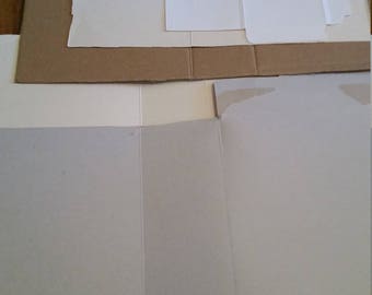 Craft supplies /DIY / Cardboard kit /Junk Journal Covers / Smashbook