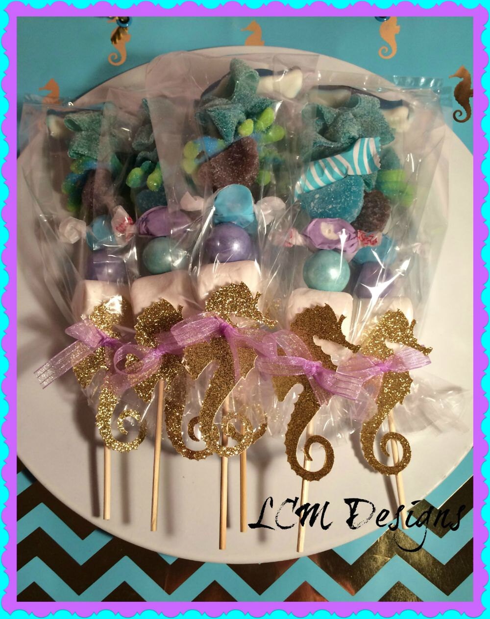 Seahorse Kabobs Under the Sea Little Mermaid Candy Seahorse Kabobs Under the Sea Little Mermaid Candy