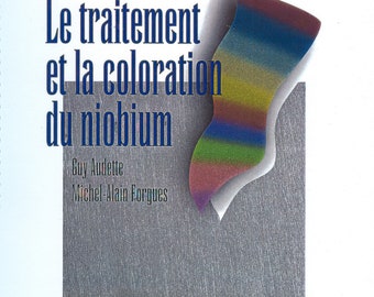 Le traitement et la coloration du niobium french jewelry book