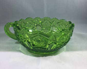 Heritage is the pattern Green Nappy