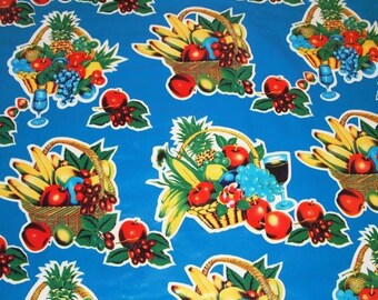 Vintage vinyl picnic fabric