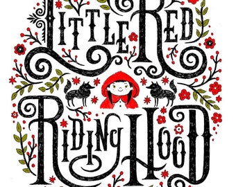 Little Red Riding Hood print