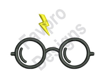 Harry Potter Glasses - Machine Embroidery Design