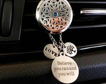 Car Diffuser, Essential Oils Locket, Aromatherapy Diffuser,