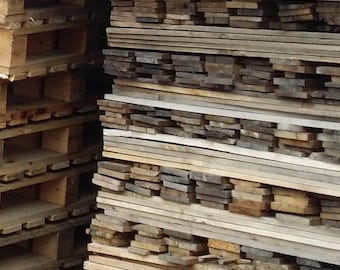 Reclaimed Pallet Boards, Pallet Wood (Package of 10)