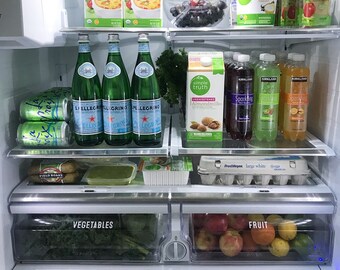10 Custom Vinyl Fridge, Pantry, Kitchen Labels - Free Shipping!