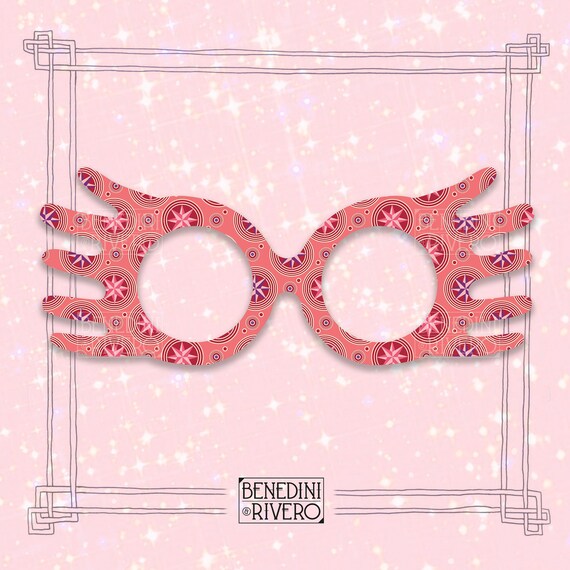 Luna Lovegood Spectrespecs Glasses inspired Printable