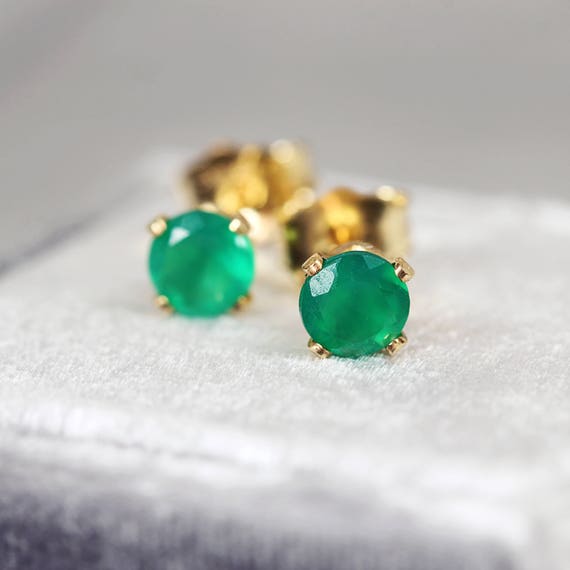 Onyx Earrings - Green Onyx Jewelry