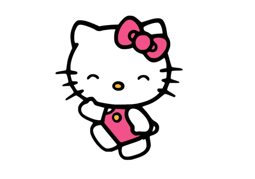 Hello Kitty Svg Cutting File - Layered SVG Cut File - Free Script Fonts