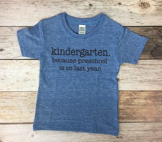 Kindergarten shirt. First day of school shirt. School Shirt.