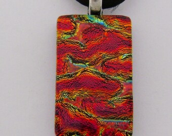 Dichroic pendant , dichroic jewelry