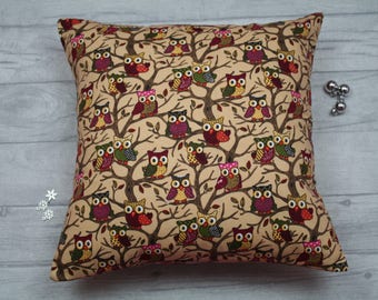 Owl Cushion , Owl Pillow , Owl