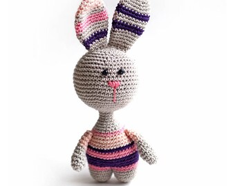 Bunny Plush, Bunny Stuffed Animal, Bunny Plushie, Bunny Stuffed Toy, Crochet Bunny, soft toy