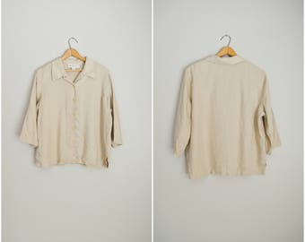 Linen blouse | Etsy