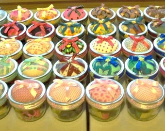 Mason Jar Pin Cushion Sewing Kits - GROUP 1