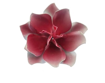 Pale Pink Enamel Flower Brooch, Pink Flower Brooch, Pink Flower Pin