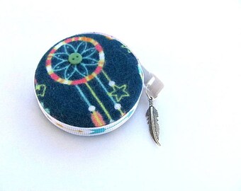 Tape Measure Flannel Dream Catcher Retractable Measuring Tape