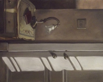 Morning Sunbeam Original Still Life Oil Painting
