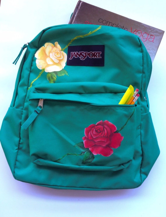 jansport backpack roses
