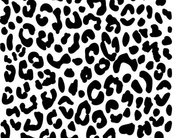 Leopard Print Vinyl Decal
