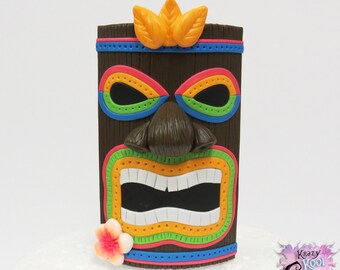 Tiki Mask Cake Topper Tiki Mask Cake Topper