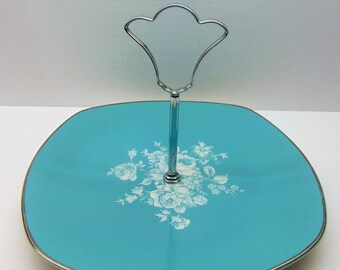Vintage Midwinter Stylecraft Handled Cake Plate Serving Dish