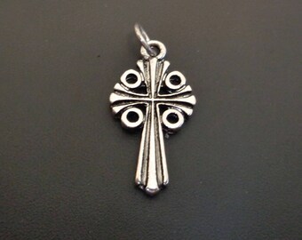 Glory Silver Cross Charm - Low Shipping