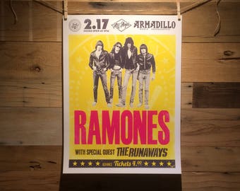 18x24 Ramones Concert Poster Concept