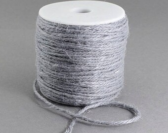5 m of grey creating jewelry or other Ø 2 9 mm hemp cord