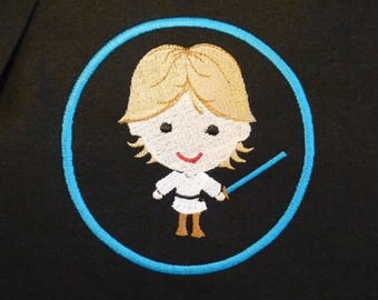 Cute Embroidered Luke Skywalker Messenger Bag