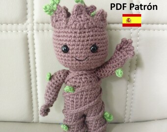 Patrón de Ganchillo - Baby Groot (vol2) Amigurumi (ES)